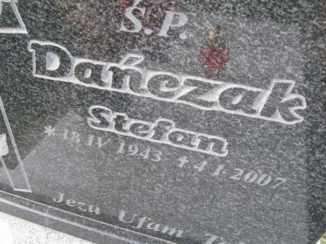 Stefan Dańczak 1943 Legnica - Grobonet - Wyszukiwarka osób pochowanych