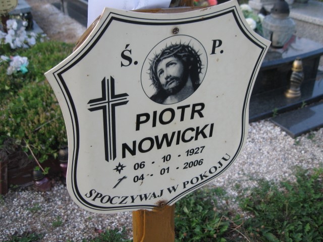 Piotr Nowicki 1927 Legnica - Grobonet - Wyszukiwarka osób pochowanych