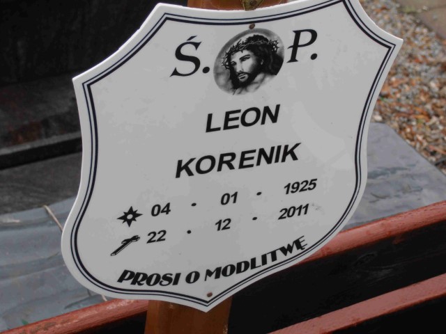 Leon Korenik 1925 Legnica - Grobonet - Wyszukiwarka osób pochowanych