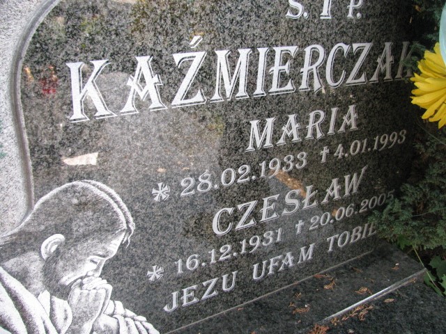 Maria Kaźmierczak 1933 Legnica - Grobonet - Wyszukiwarka osób pochowanych