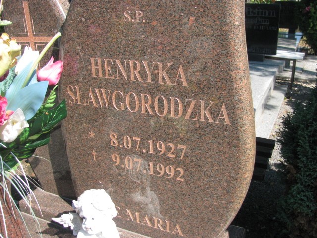 Henryka Sławgorodzka 1927 Legnica - Grobonet - Wyszukiwarka osób pochowanych