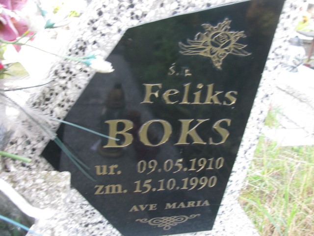 Feliks Boks 1910 Legnica - Grobonet - Wyszukiwarka osób pochowanych