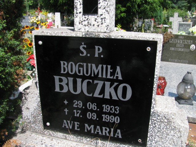 Bogumiła Buczko 1933 Legnica - Grobonet - Wyszukiwarka osób pochowanych