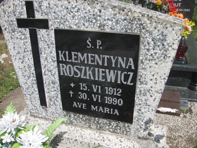 Klementyna Roszkiewicz 1912 Legnica - Grobonet - Wyszukiwarka osób pochowanych
