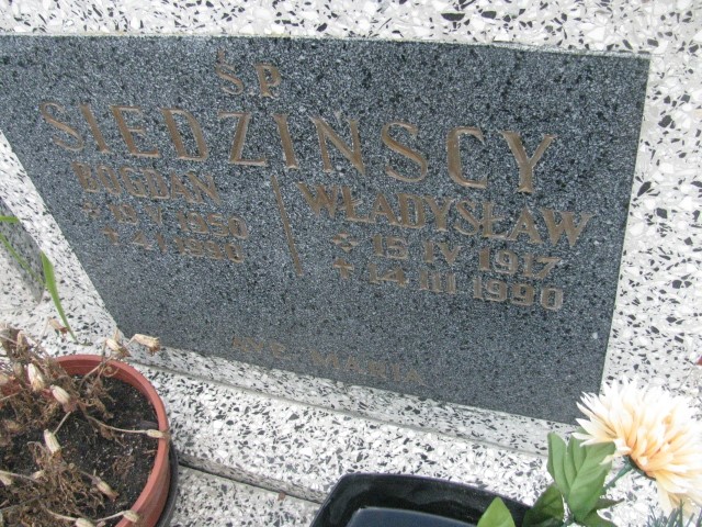 Bogdan Siedziński 1950 Legnica - Grobonet - Wyszukiwarka osób pochowanych