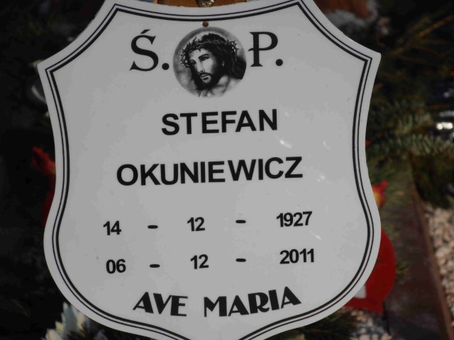 Stefan Okuniewicz 1927 Legnica - Grobonet - Wyszukiwarka osób pochowanych