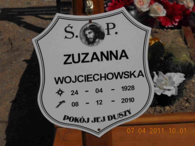 Zuzanna Wojciechowska 1928 Legnica - Grobonet - Wyszukiwarka osób pochowanych