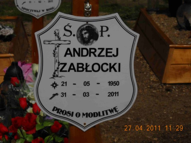 Andrzej Zabłocki 1950 Legnica - Grobonet - Wyszukiwarka osób pochowanych