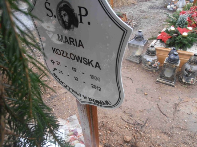 Maria Kozłowska 1936 Legnica - Grobonet - Wyszukiwarka osób pochowanych