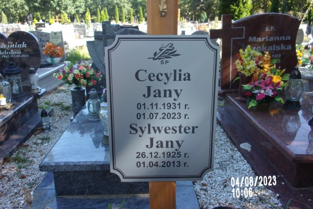 Sylwester Jany 1925 Legnica - Grobonet - Wyszukiwarka osób pochowanych