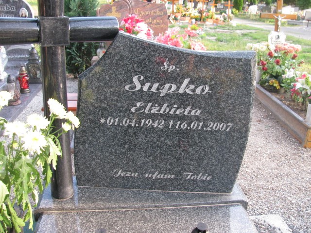 Elżbieta Supko 1942 Legnica - Grobonet - Wyszukiwarka osób pochowanych