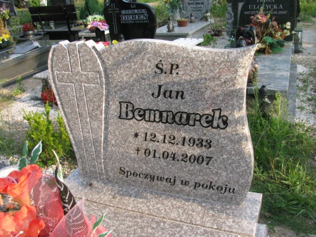 Jan Bemnarek 1933 Legnica - Grobonet - Wyszukiwarka osób pochowanych