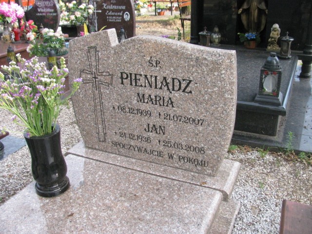 Jan Pieniądz 1936 Legnica - Grobonet - Wyszukiwarka osób pochowanych