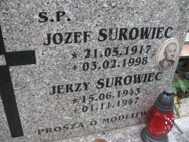 Józef Surowiec 1917 Legnica - Grobonet - Wyszukiwarka osób pochowanych