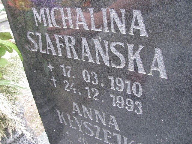 Michalina Szafrańska 1910 Legnica - Grobonet - Wyszukiwarka osób pochowanych