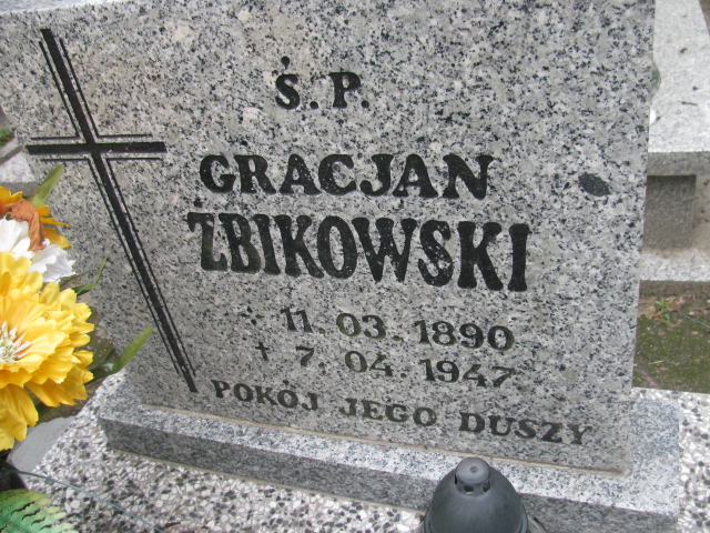 Gracjan Żbikowski 1890 Legnica - Grobonet - Wyszukiwarka osób pochowanych