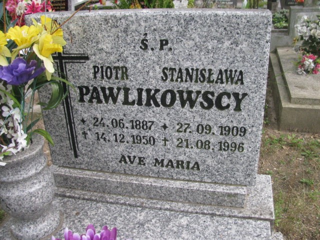 Piotr Pawlikowski 1887 Legnica - Grobonet - Wyszukiwarka osób pochowanych