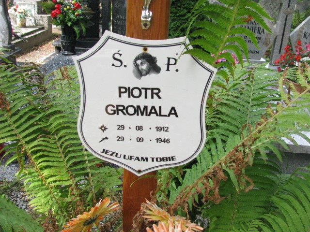 Piotr Gromala 1912 Legnica - Grobonet - Wyszukiwarka osób pochowanych