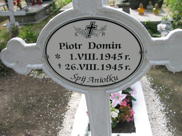 Piotr Domin 1945 Legnica - Grobonet - Wyszukiwarka osób pochowanych