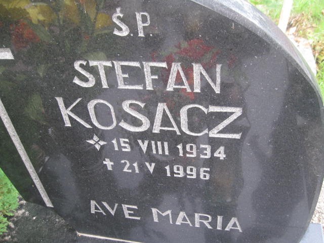 Stefan Kosacz 1934 Legnica - Grobonet - Wyszukiwarka osób pochowanych