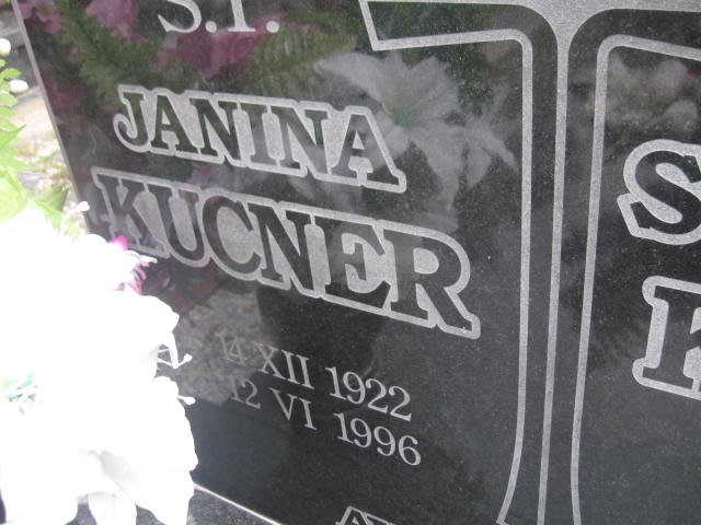 Janina Kucner 1922 Legnica - Grobonet - Wyszukiwarka osób pochowanych