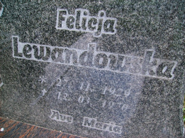 Bronisław Lewandowski 1953 Legnica - Grobonet - Wyszukiwarka osób pochowanych