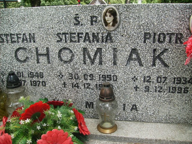Stefania Chomiak 1950 Legnica - Grobonet - Wyszukiwarka osób pochowanych