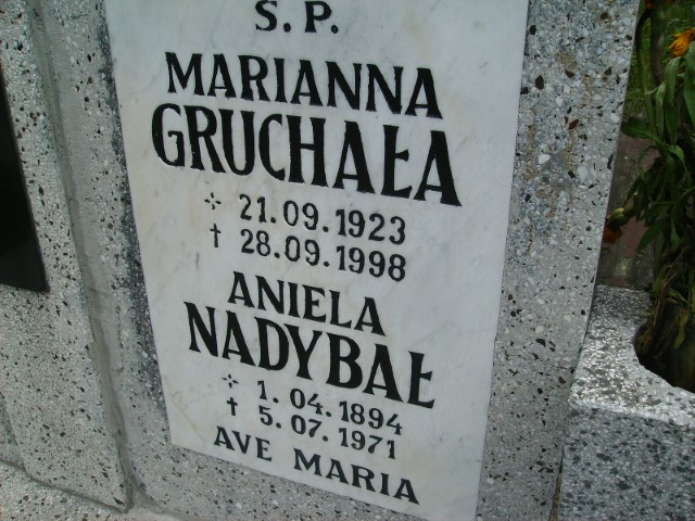 Aniela Nadybał 1894 Legnica - Grobonet - Wyszukiwarka osób pochowanych