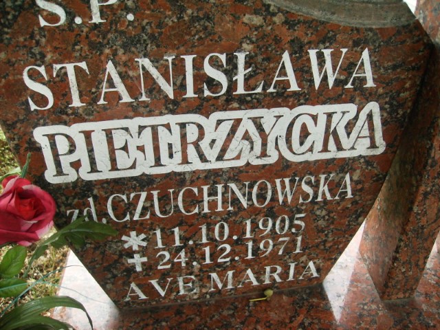 Stanisława Pietrzycka 1905 Legnica - Grobonet - Wyszukiwarka osób pochowanych