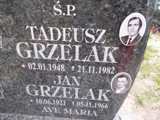 Tadeusz Grzelak 1948 Legnica - Grobonet - Wyszukiwarka osób pochowanych