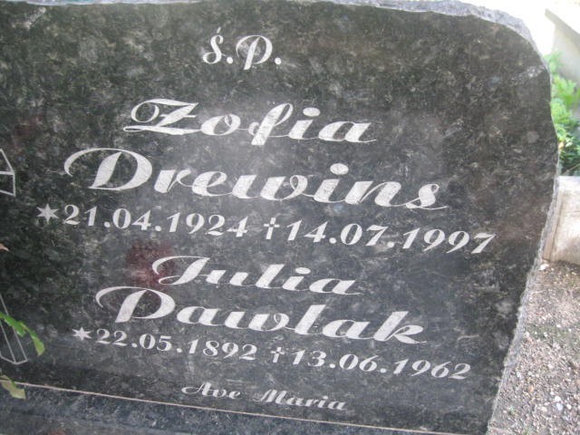 Julia Pawlak 1892 Legnica - Grobonet - Wyszukiwarka osób pochowanych