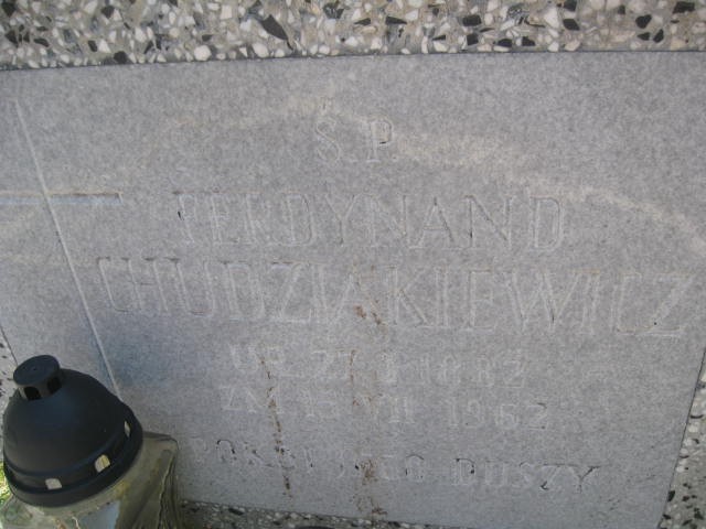 Ferdynand Chudziakiewicz 1882 Legnica - Grobonet - Wyszukiwarka osób pochowanych