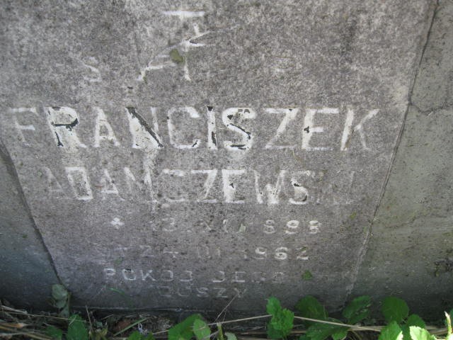 Franciszek Adamczewski 1898 Legnica - Grobonet - Wyszukiwarka osób pochowanych