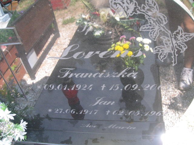 Jan Lorens 1917 Legnica - Grobonet - Wyszukiwarka osób pochowanych