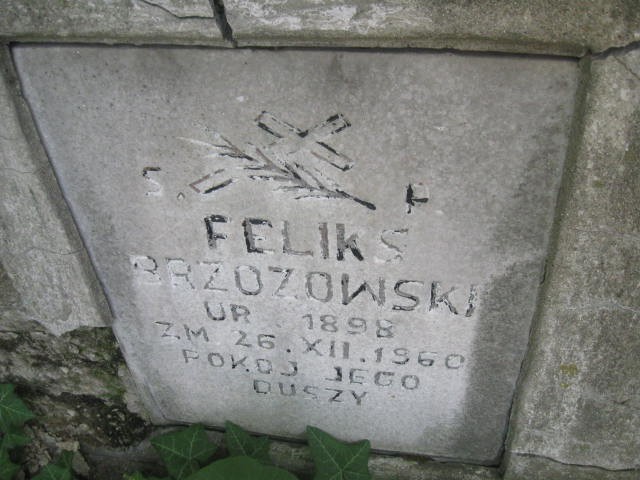 Feliks Brzozowski 1898 Legnica - Grobonet - Wyszukiwarka osób pochowanych