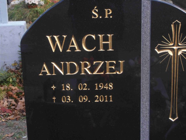 Andrzej Wach 1948 Legnica - Grobonet - Wyszukiwarka osób pochowanych