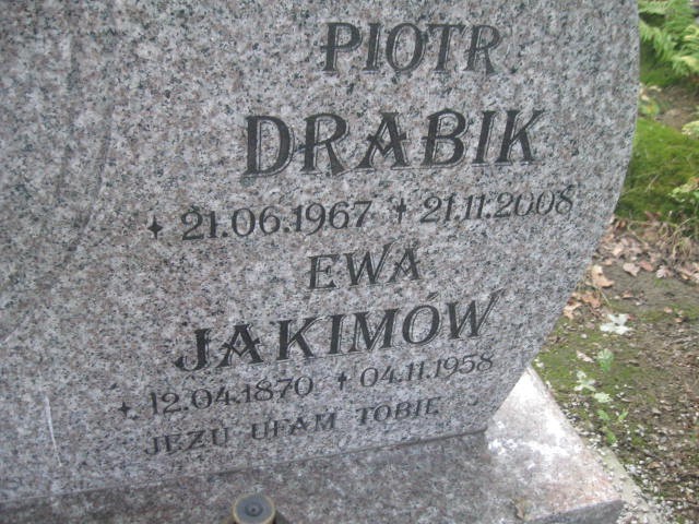 Piotr Drabik 1967 Legnica - Grobonet - Wyszukiwarka osób pochowanych