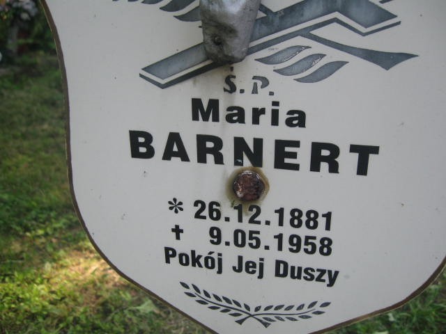 Maria Barnert 1881 Legnica - Grobonet - Wyszukiwarka osób pochowanych