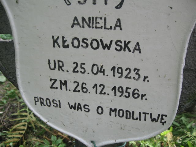 Aniela Kłosowska 1923 Legnica - Grobonet - Wyszukiwarka osób pochowanych