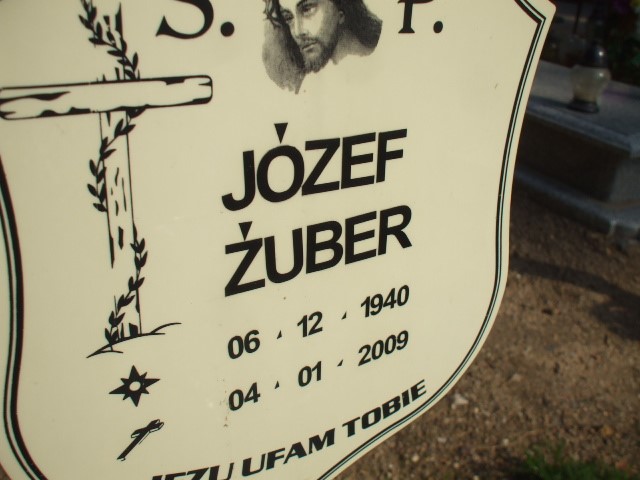 Józef Żuber 1940 Legnica - Grobonet - Wyszukiwarka osób pochowanych