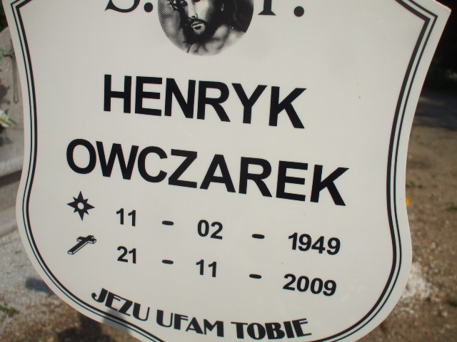 Henryk Owczarek 1949 Legnica - Grobonet - Wyszukiwarka osób pochowanych