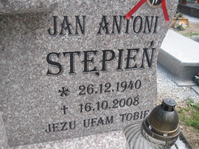 Jan Stępień 1940 Legnica - Grobonet - Wyszukiwarka osób pochowanych