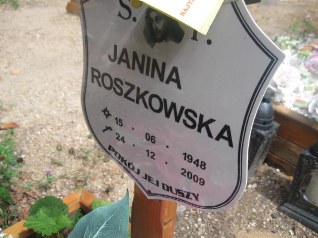 Janina Roszkowska 1948 Legnica - Grobonet - Wyszukiwarka osób pochowanych