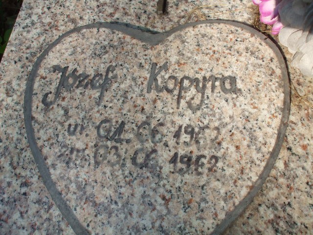 Józef Kopyra 1962 Legnica - Grobonet - Wyszukiwarka osób pochowanych
