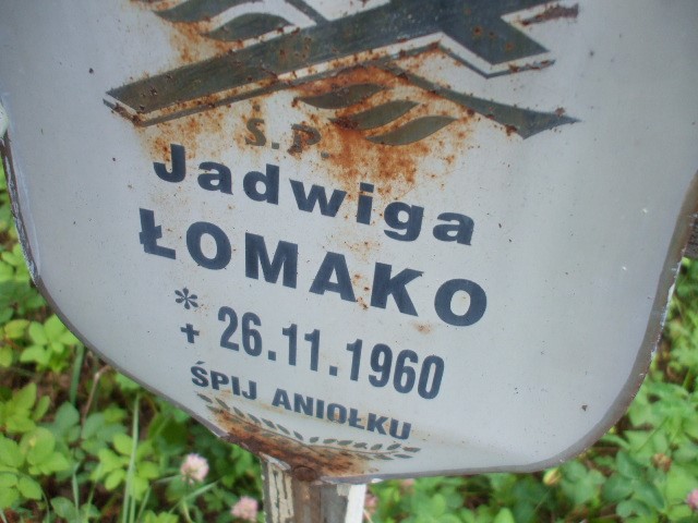 Jadwiga Łomako 1960 Legnica - Grobonet - Wyszukiwarka osób pochowanych