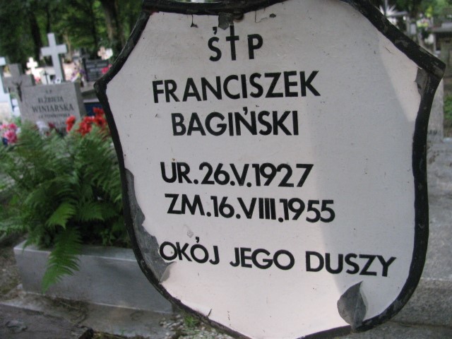 Franciszek Bagiński 1927 Legnica - Grobonet - Wyszukiwarka osób pochowanych