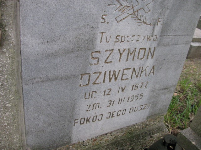 Szymon Dziwenka 1877 Legnica - Grobonet - Wyszukiwarka osób pochowanych