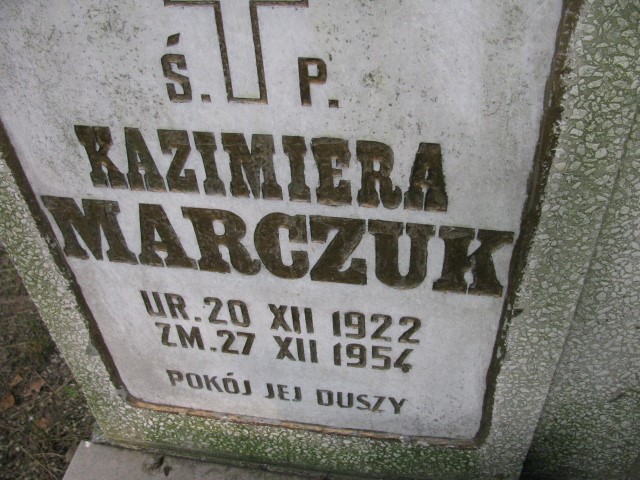 Kazimiera Marczuk 1922 Legnica - Grobonet - Wyszukiwarka osób pochowanych