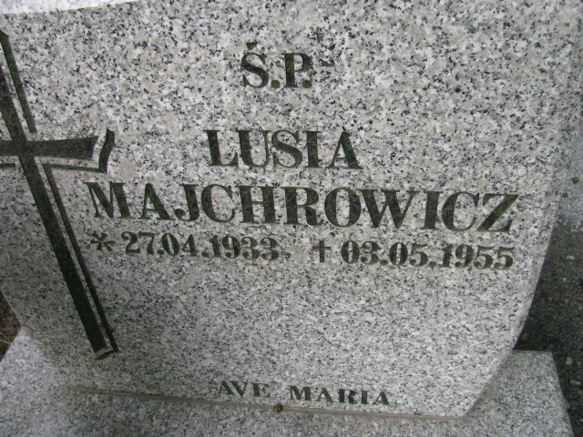 Apolonia Majchrowicz 1933 Legnica - Grobonet - Wyszukiwarka osób pochowanych