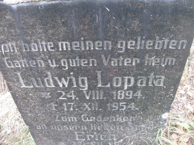 Ludwig Lopata 1894 Legnica - Grobonet - Wyszukiwarka osób pochowanych